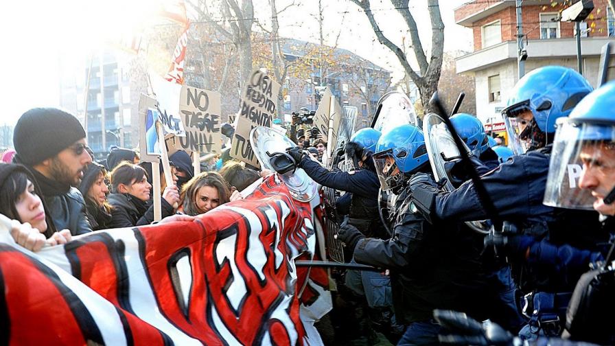 Италианци протестираха срещу икономически реформи