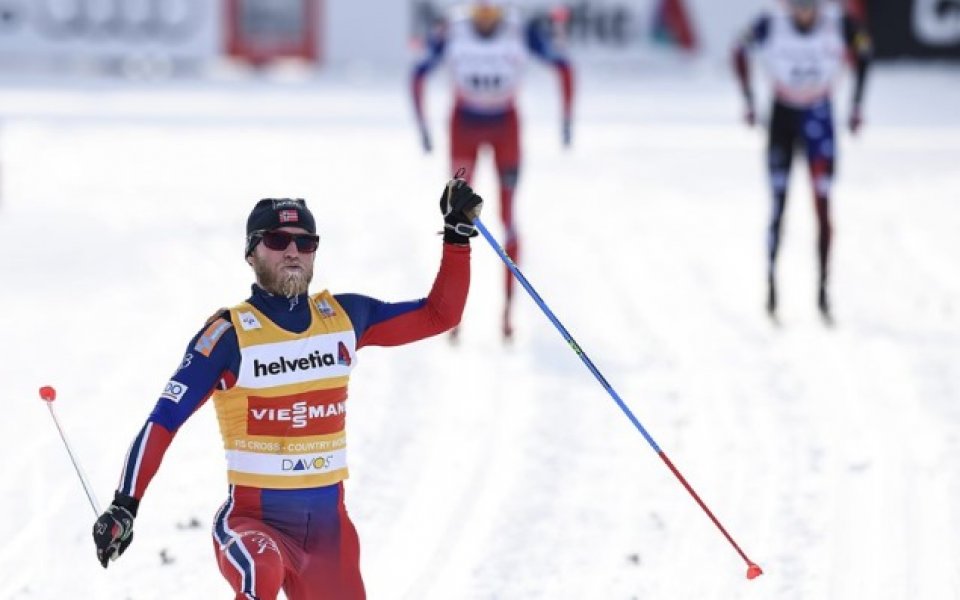Двоен норвежки триумф в ски бягането на 15 км при мъжете