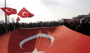 Поддръжници на Фетхуллах Гюлен  в Истанбул