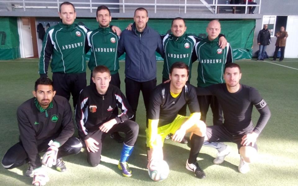 Отборът на пловдивските съдии би сборен състав на футболисти и журналисти