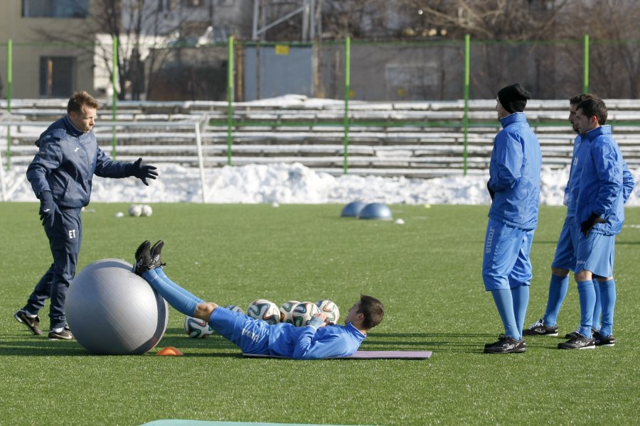 Първата тренировка на Левски за 20151