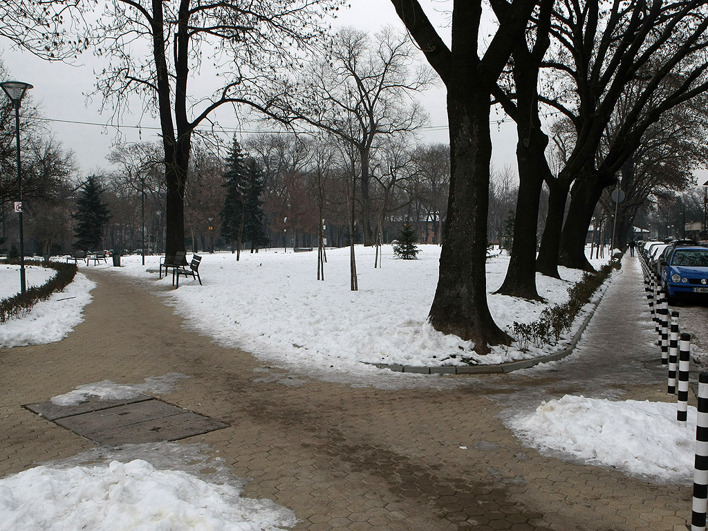 Все още на много места в столицата тротоарите са в лед, въпреки че последните дни сняг не е валял. Почистването на част от тротоарите е задължение на почистващите фирми. Пространствата около блокове, кооперации и търговски обекти трябва да се почистят от живеещите и работещите там.