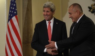 Джон Кери и Бойко Борисов в Министерския съвет