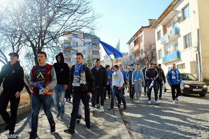 Синя чета доволни от престоя на Левски в Сандански1