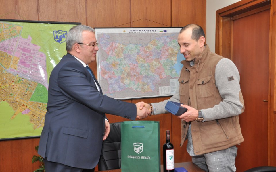 Мартин Петров на среща с кмета на Враца