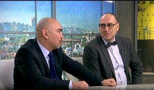 Любен Дилов-син и Росен Петров