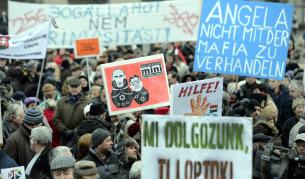 В Будапеща протестираха с искане за „повече Европа“