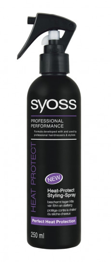 Syoss Heat Protect спрей за топлинна защита за коса. Отлична топлинна защита при изправяне или изсушаване на косата
Съдържа съставки, устойчиви на 200°C