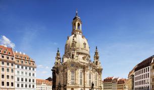 Възстановената църква Фрауенкирхе