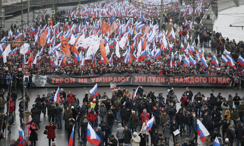 Борис Немцов Москва шествие
