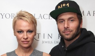 Памела Андерсън и Рик Саломон