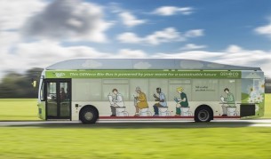 Автобус с гориво от отпадъци тръгва във Великобритания