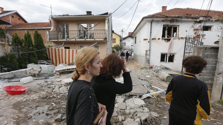 66 къщи и 121 семейства са претърпели щети по време на полицейската операция в Куманово