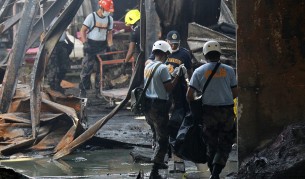 Броят на жертвите на пожара в Манила скочи на 72