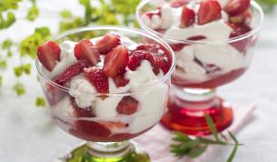 За идеалното съотношение между ягоди и сметана