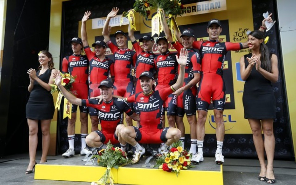 BMC спечели отборното по часовник в 9-ия етап на Тур дьо Франс