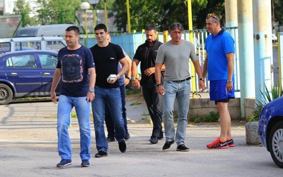 Иво Тонев инспектира Левски преди мача с Ботев