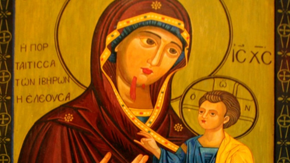 Икона на Дева Мария с младенеца