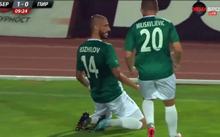 ВИДЕО: Голът на Божилов за 1:0 за Берое
