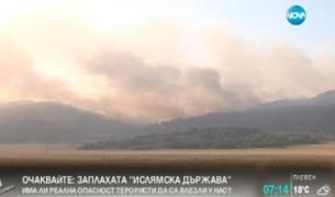 Пожарите край Драгоман и Брезник – напълно овладени