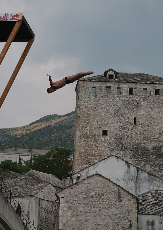 Ден първи от Red Bull Cliff Diving World Series в Мостар /Босна и Херцеговина