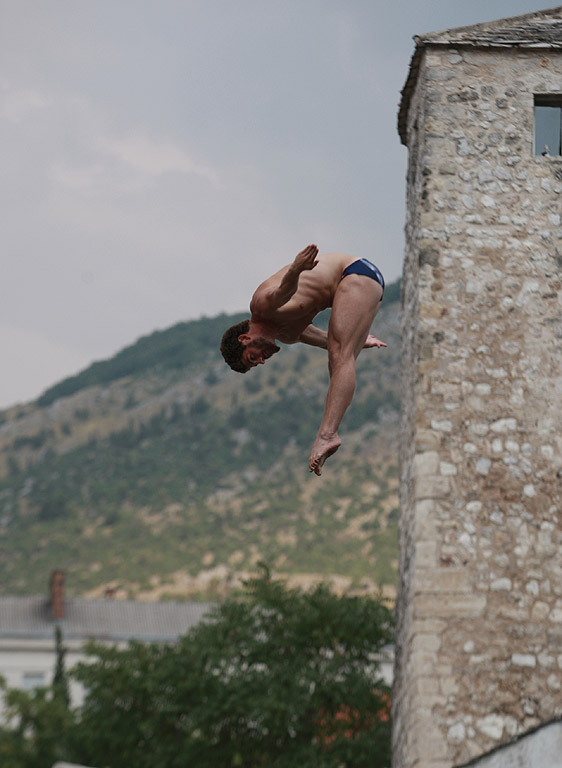 Ден първи от Red Bull Cliff Diving World Series в Мостар /Босна и Херцеговина