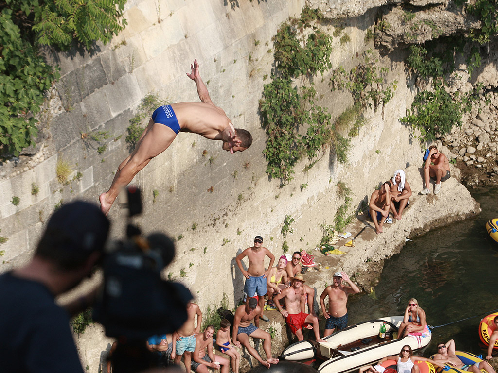 Ден втори от Red Bull Cliff Diving World Series в Мостар /Босна и Херцеговина