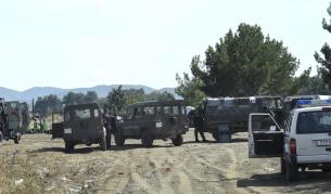 Македонската полиция на границата