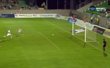 ВИДЕО: Мисиджан реализира за 1:0 след груба грешка на Славия