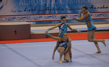 България първа по медали на турнира по спортна акробатика в Пловдив