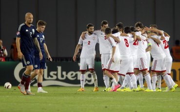 Грузия победи с 1 0 Беларус в първия полуфинал в Плейоф