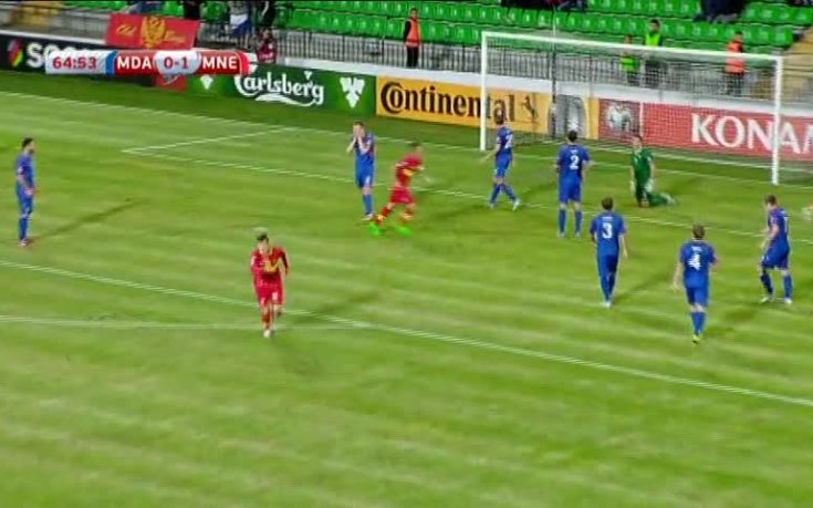 ВИДЕО: Молдова – Черна гора 0:2