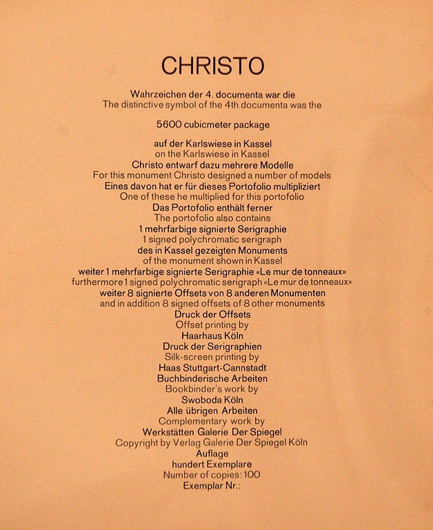 Изложба на Кристо и Жан-Клод - „Кристо и Жан-Клод: графики и обекти” в Софийската градска художествена галерия