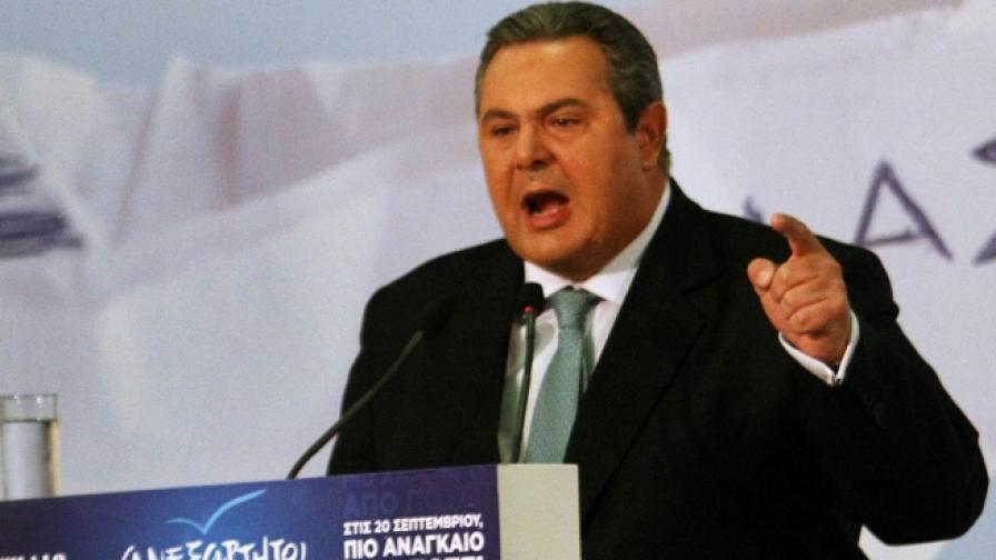 Димитрис Каменос, лидер на "Независими гърци"