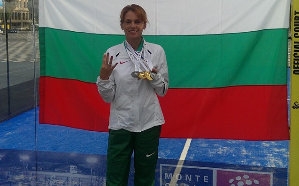 Чахова с три медала от Европейските игри за ветерани
