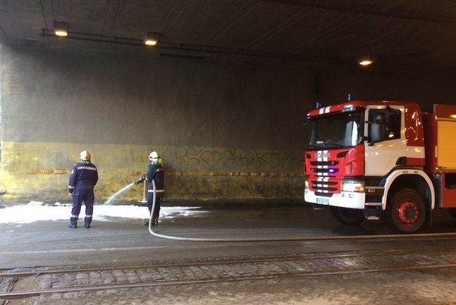 Верижна катастрофа в тунела за ж.к. „Люлин“ в посока център е станала в София