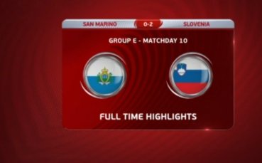 ВИДЕО: Сан Марино - Словения 0:2