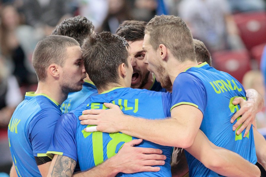 Франция Словения финал Евроволей 20151