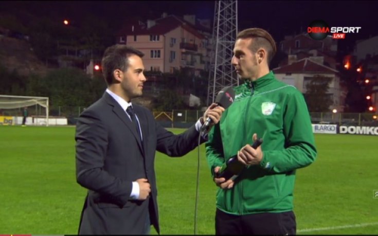 Играчът на мача Стивън Петков:  Имам много да уча