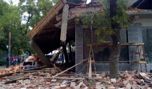 Сграда рухна в Пловдив заради некачествен строеж