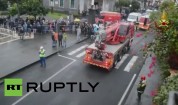 Italy: HUGE sinkhole swallows car in Catania