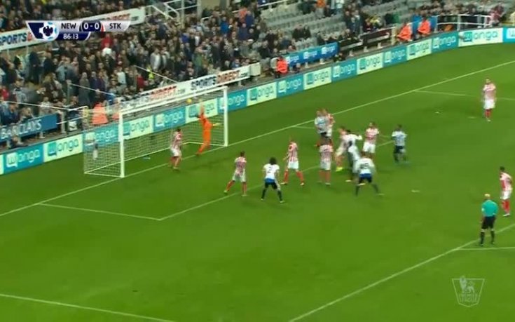 Нюкасъл - Стоук 0:0, Премиърлийг, 11 кръг