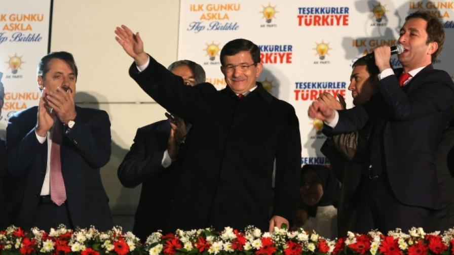 Премиерът на Турция Ахмет Давутоглу