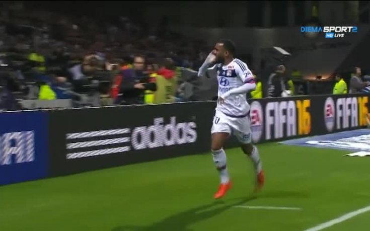 ВИДЕО: Олимпик Лион - Сент Етиен 1:0 /Първо полувреме/