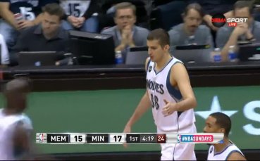 ВИДЕО: Сръбски ас в игра за Минесота