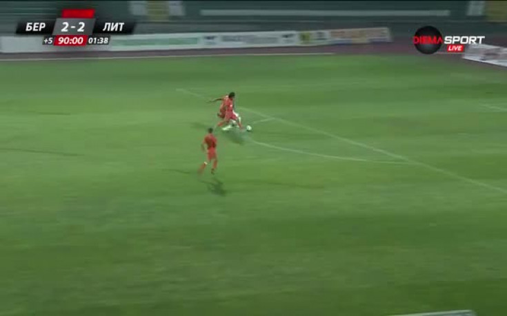 Берое - Литекс 3:3, А група, 16-и кръг