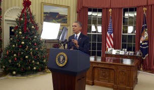 Барак Обама прави обръщението си към американската нация