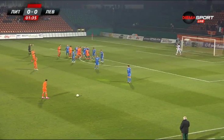 ВИДЕО: Литекс - Левски 0:0 /Първо полувреме/, 1/4-финал, Купа на България