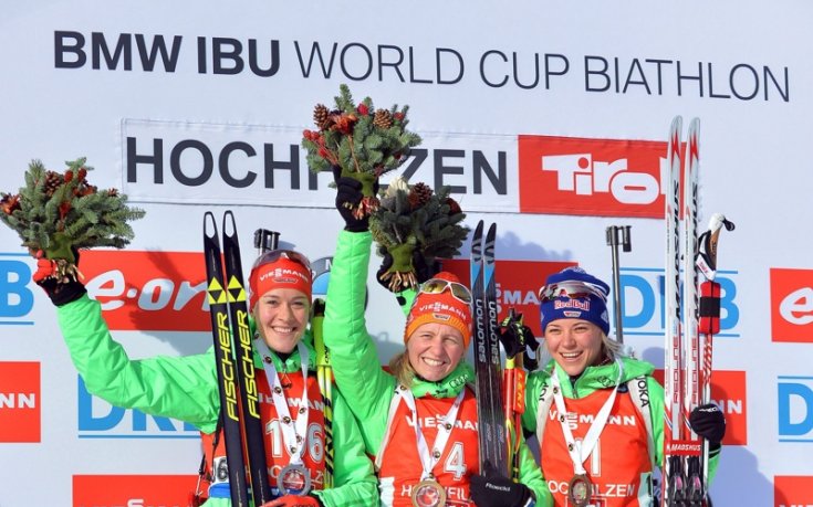 Три германки окупираха топ 3 на спринта в Хохфилцен
