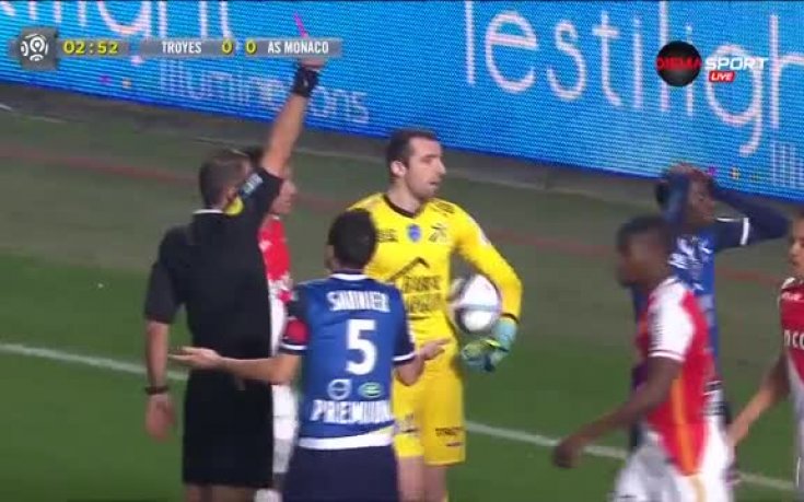ВИДЕО: Троа - Монако 0:0 /първо полувреме/, 19-и кръг